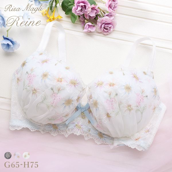 Rakuten - リサマリ レーヌ アンネリー ブラジャー N Make Type グラマー GH 大きいサイズ Risa Magli Reine レディース 全3色 G65-H75