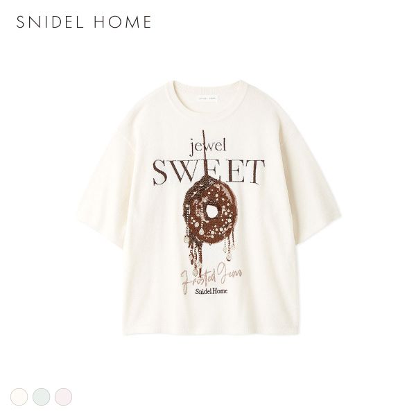 スナイデルホーム ビジュードーナッツニットプルオーバー パジャマ ルームウェア SNIDEL HOME レディース 全3色