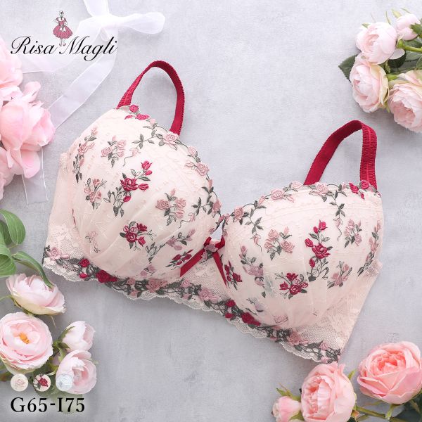リサマリ エステル ブラジャー グラマーブラ Glamor Bra バストアップタイプ GHI 大きいサイズ Risa Magli レディース 全3色 G65-I75 下着