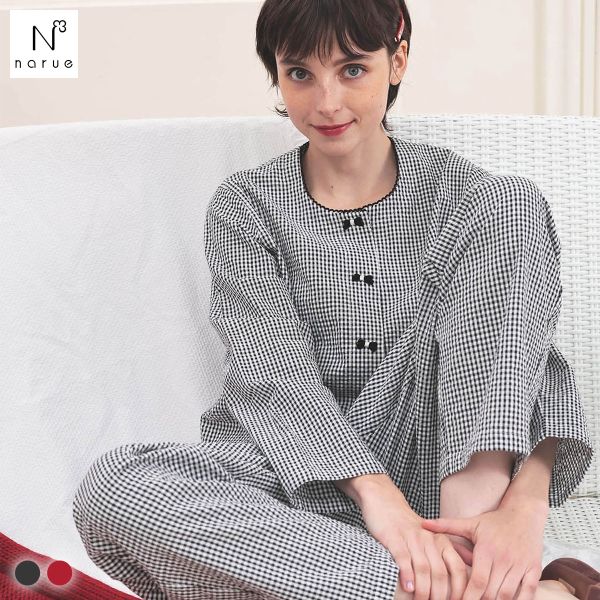 ひとみ　ATSUSKO MATANO ギンガムチェック ルームウエア 楽天市場】ギンガムチェック（ルームウェア｜ナイトウェア・ルーム