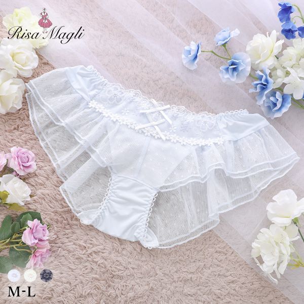 【メール便(5)】 リサマリ ティニー フレアショーツ バックレース Risa Magli レディース 全3色 M-L パンツ 下着