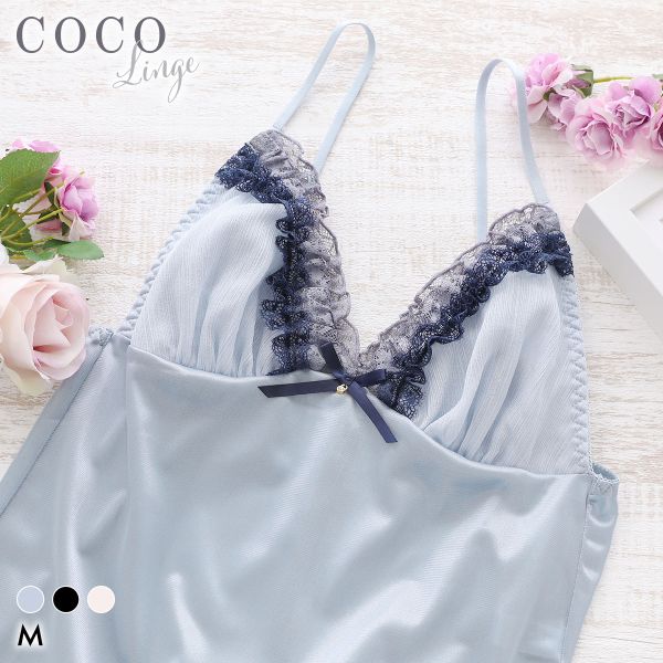 【メール便(8)】 ココランジェ プリティキャットガール ベビードール キャミソール ランジェリー COCO Linge レディース 全3色 下着