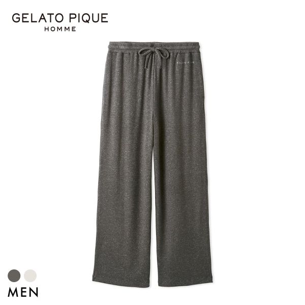 ジェラートピケ オム メンズ スノーロングパンツ ジェラピケ パジャマ ルームウェア gelato pique HOMME 全2色 M-L