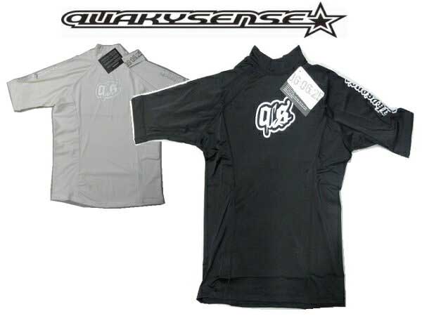 新品未使用!QUAKYSENSE(クエーキーセンス)!ラッシュガード96!ショート!UVケア♪