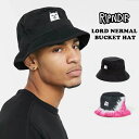 リップンディップ RIPNDIP バケットハット ユニセックス LORD NERMAL BUCKET HAT 猫 アイコン ポケット ハット ブラック ピンク ロードナーマル 無地 柄 染め ストリート スケーター ファッション ブランド