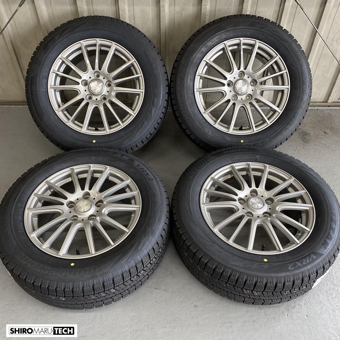 【国内正規品】新品タイヤ 215/60R16 95Q BRIDGESTONE ブリヂストン BLIZZAK VRX2 中古ホイール 16インチ 6.5J 53 5H 114.3 スタッドレス タイヤ タイヤホイールセット 2022年製造 【在庫品】