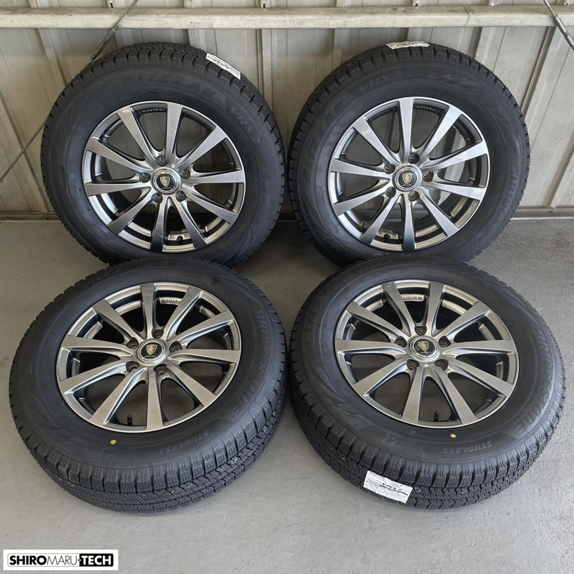 【国内正規品】新品タイヤ 215/60R16 95Q BRIDGESTONE ブリヂストン BLIZZAK VRX2 中古ホイール 16インチ 6.5J 53 5H 114.3 スタッドレス タイヤ タイヤホイールセット 2022年製造 【在庫品】