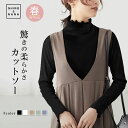 カットソー レディース ハイネック インナー トップス 長袖 タートルネック 薄手 なめらか プレミアム フリース オフタートル インナー レディース タートル...
