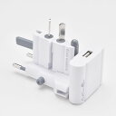 USB 充電アダプター SD103WH | USB充電アダプター ゴーコンW2+USB 1.5A 1ポート USB 充電器 軽量 薄型 スリム コンパクト 海外...