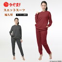 ひだまり 婦人用 スエットスーツ 上下セット グレー・ローズ M/L/LL 日本製 1