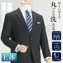 【新作】大きいサイズ メンズスーツ E体 ウエストアジャスター 丸ごと洗える 2ツボタン 春 夏 秋 冬 上下ウォッシャブル メンズ ビジネススーツ BIG ビッグサイズ ストレッチ素材 E4 E5 E6 E7 E8 suit