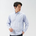 【41%OFF】【SALE】【Pitta Re:)】 カジュアルシャツ Wガーゼ ボタンダウン 長袖 綿100% メンズ