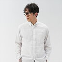【41%OFF】【SALE】【Pitta Re:)】 カジュアルシャツ Wガーゼ ボタンダウン 長袖 綿100% メンズ