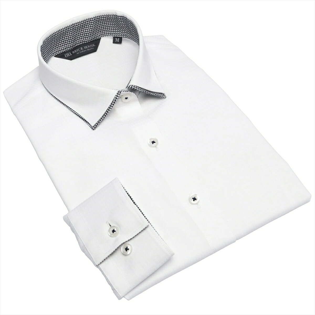 【35%OFF】【SALE】【透け防止】 ワイド 長袖 形態安定 レディースシャツのサムネイル