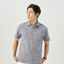 【8%OFF】【SALE】ポロシャツ ボタニカル柄ジャカード 半袖 メンズ