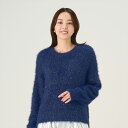 【30%OFF】【SALE】【公式】東京シャツ 【Pitta Re:)】 ラメフェザー袖パフ ニットプルオーバー レディース