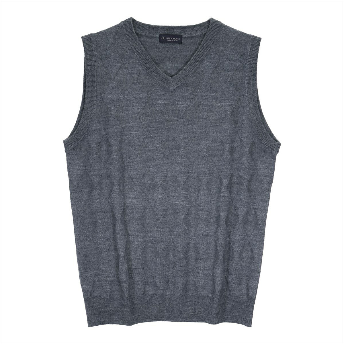 【10%OFF】【SALE】【公式】東京シャツ ダイヤ柄ニットベスト メンズ