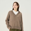 【30%OFF】【SALE】【公式】東京シャツ 【Pitta Re:)】 ラム混ゆるニットプルオーバー レディース