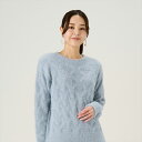 【30%OFF】【SALE】【公式】東京シャツ 【Pitta Re:)】 モールフェザーゆるニットプルオーバー レディース