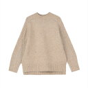 【42%OFF】【SALE】【公式】東京シャツ 【Pitta Re:)】 クルーネックニットプルオーバー ネップヤーン レディース