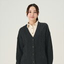 【35%OFF】【SALE】【公式】東京シャツ 【Pitta Re:)】 ラム混ゆるニットカーディガン レディース