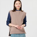 【17%OFF】【SALE】【公式】東京シャツ 【Pitta Re:)】 ミラノサイドボタン ニットベスト レディース