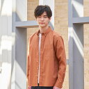 【62%OFF】【SALE】【Pitta Re:)】 カジュアルシャツ ラウンドテール ボタンダウン 長袖 メンズ