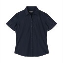【12%OFF】【SALE】スキッパー 半袖 形態安定 ニットシャツ ストレッチ レディースシャツ