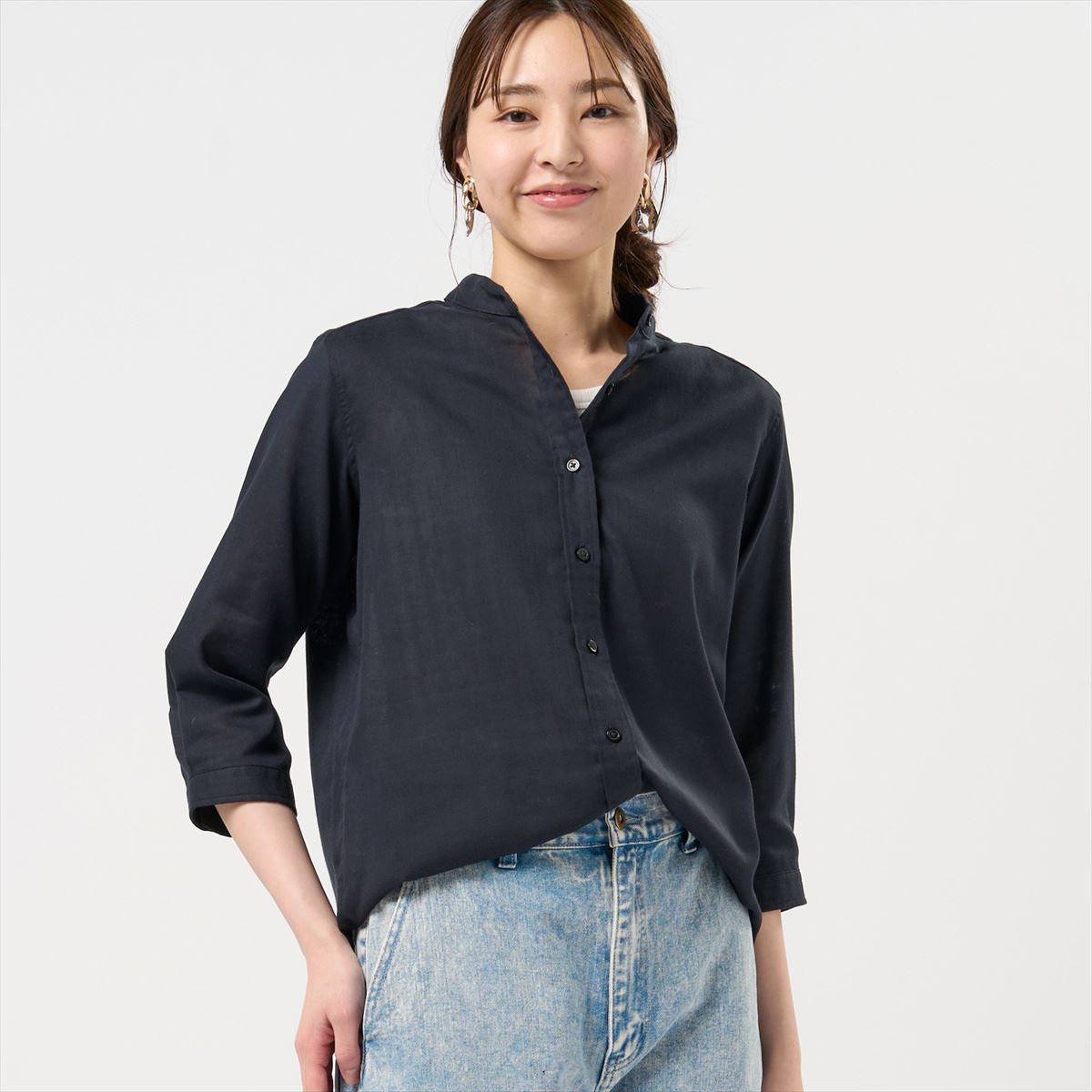 Rakuten - 【9%OFF】【SALE】【公式】東京シャツ 【Pitta Re:)】 カジュアルシャツ ふわっとガーゼシャツ 七分袖 綿100% レディース