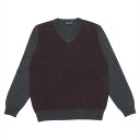 【44%OFF】【SALE】ニット ヘリンボーンセーター チャコール メンズ