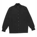 【44%OFF】【SALE】ニット スタンド配色カーディガン チャコール メンズ