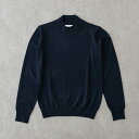 【40%OFF】【SALE】ファインゲージモックネックニット<ネイビー>