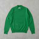 【40%OFF】【SALE】ファインゲージモックネックニット<グリーン>