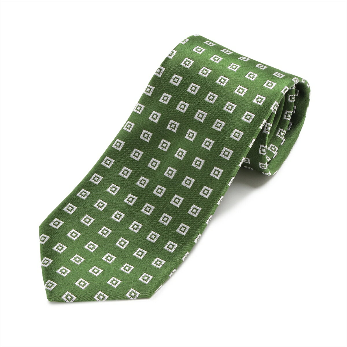 ネクタイ 絹100 グリーン ビジネス フォーマル