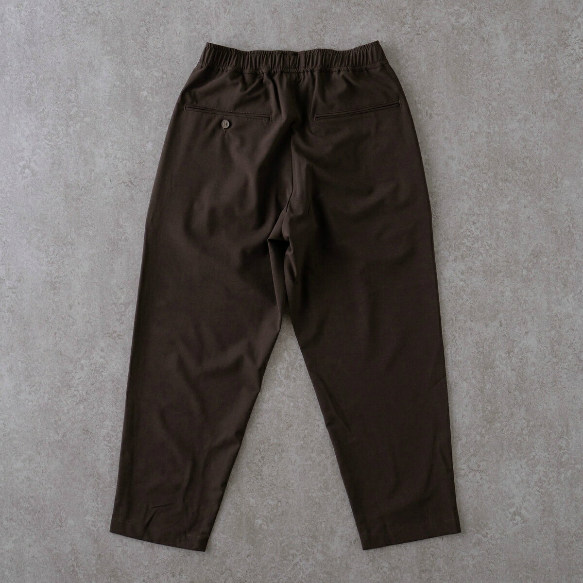 【50%OFF】【SALE】【公式】東京シャツ ウールライクポリストレッチワイドパンツ＜ブラウン＞