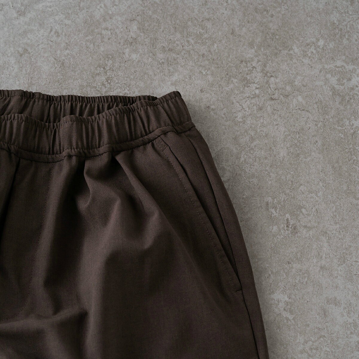 【50%OFF】【SALE】【公式】東京シャツ ウールライクポリストレッチワイドパンツ＜ブラウン＞