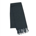 【25%OFF】【SALE】マフラー ベーシック チャコール×ネイビー メンズ レディース