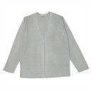 【47%OFF】【SALE】【公式】東京シャツ ニット ラメミドル丈トッパーカーディガン シルバーグレー レディース