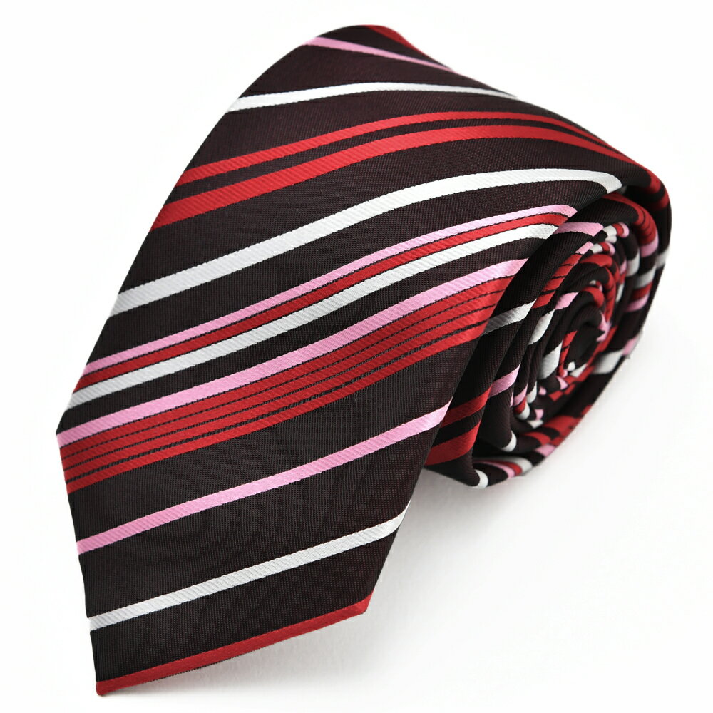 ネクタイ メンズ 赤 レッド ワインレッド あか 色 ストライプ おしゃれ かっこいい ねくたい 洗濯 necktie ブランド プレゼント 結婚式 ギフト 無地 柄 グレー フォーマル 就活 営業 学生 at-ux-ne-1316(C) メール便で送料無料【NP10】 福袋