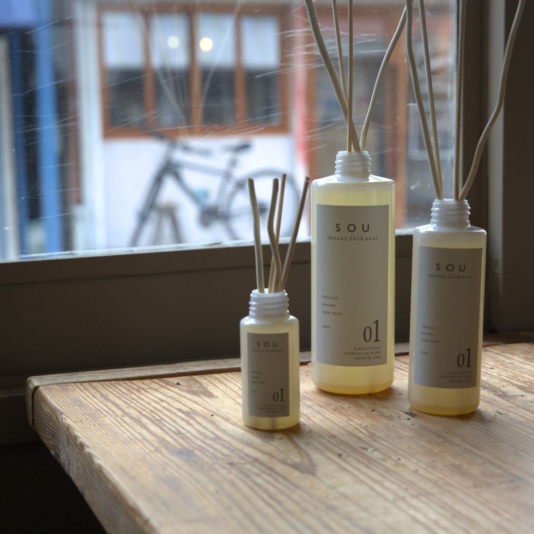 公式 sou shesay folknest エッセンシャルオイル ディフューザー 3サイズ 3香り 50ml 150ml 300ml ディフューザー フ…