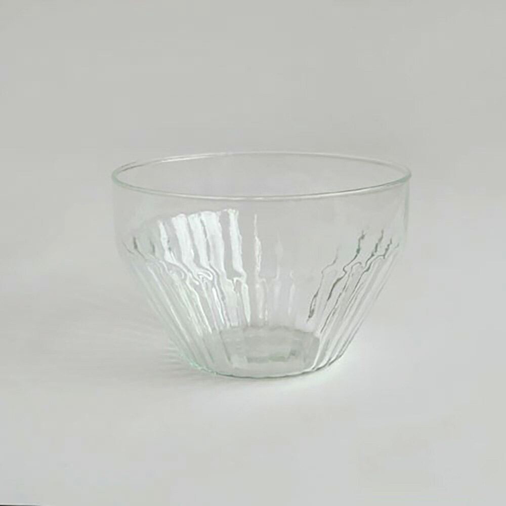 shesay リューズガラスクーレラインディッシュボウル φ16 H11cm リューズガラス ボウル 食器 ガラス 吹きガラス 透明 エシカル ハンドメイド リサイクル ECO 旧:SHISEI-Hornplease