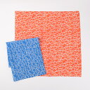 公式 shesay 羽ばたく鳥のブロックプリントハンカチ 2カラー 55×55 ハンカチ コットン 綿100% お弁当 ハンドメイド プレゼント ギフト ブロックプリント 包む 北欧 カラフル バード BIRD 鳥 モチーフ イラスト 手書き 正方形