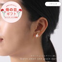 【母の日ラッピング無料】公式 shesay ウォーターパールのイヤリング 淡水パール おしゃれ トレンド BRASS ブラス 真鍮 アクセサリー ピアス イヤリ...