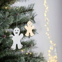 【とっておき価格】公式 shesay エンボス ブリキオーナメント ジンジャーブレッドマン 幅5.3cm 幅6.8cm ブリキ オーナメント 飾り クリスマス ...