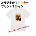 オリジナルフルカラープリントTシャツ 1枚から作製 写真 イラスト オリジナルTシャツ プレゼント イベント 二次会 還暦 送別会 歓迎会 誕生日 父の日 母の...