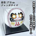 特大サイズ 達磨ボール 直径約18cm 達磨 だるま ダルマ ジャンボボールサイズ 刺繍記念ボール 開店祝い 引退・卒業記念 卒団祝い 優勝記念 結婚祝い 出産...