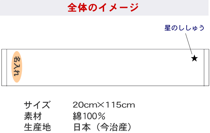 【名入れマフラータオル山吹色　星1つ】 誕プレ 女性 人気 男性用 男性 中学生 おすすめ 誕プレ 友達 彼氏 子供 女友達 タオルマフラー スポーツ チーム分け カラータオル クラブ名 学園祭 サークル クラブ 校名 仲良し お揃い 色違い 3