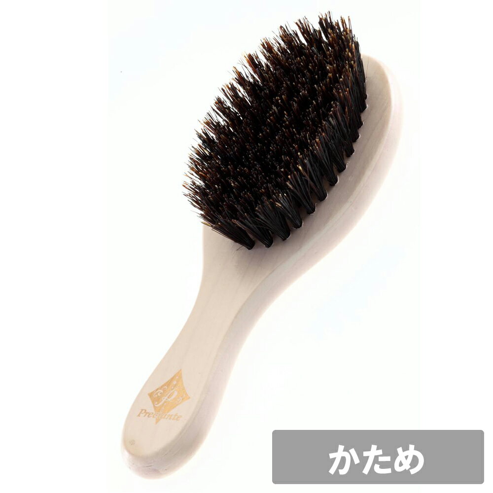 つや出しブラシ 【 かため 】( プレシャンテ ) [ ペティオ ] お手入れ ブラシ グルーミング ペット用 犬 猫 換毛期 ムダ毛除去 [LP]のサムネイル