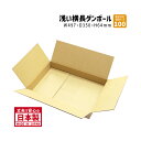 ダンボール 100サイズ 横長ダンボール 10枚セット 長さ497mm×幅350mm×高さ64mm ECケース 薄型 ネット用 アパレル用 薄いダンボール 段ボ...