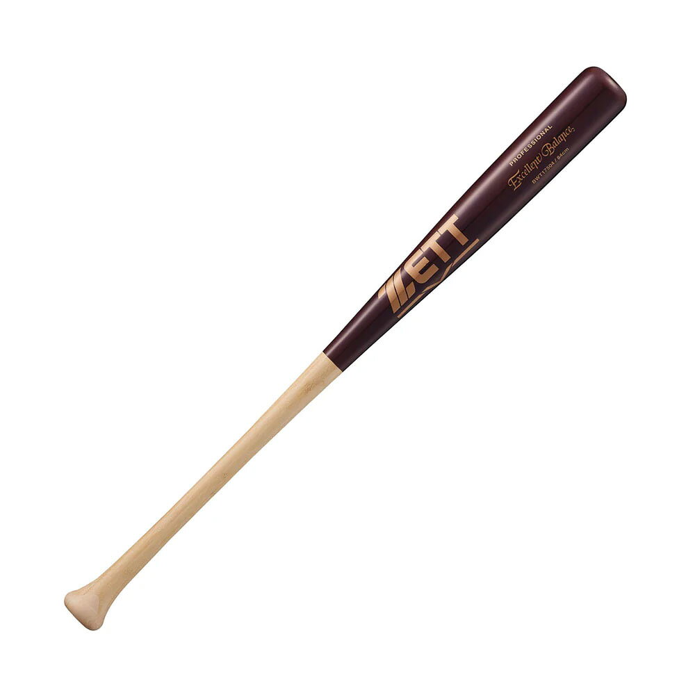 Rakuten - ZETT 硬式木製バット エクセレントバランス（84cm） BWT17504 ナチュラル×薄ダーク 4549858709148